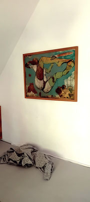 "Ob es der Kalmar war?", 70x95cm, Preis* €2200,-