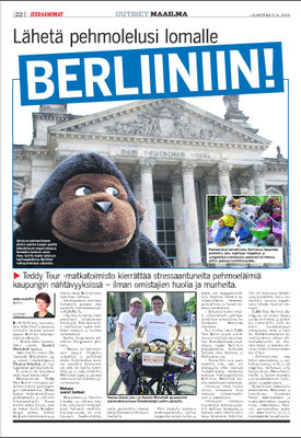 Teddy Tour Berlin - Urlaub für Kuscheltiere - The first travel agency for cuddly toys