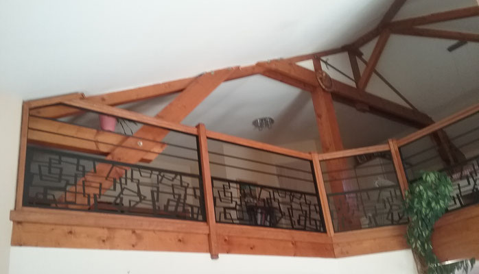 Rénovation garde corps Hautes-Alpes, garde corps bois métal