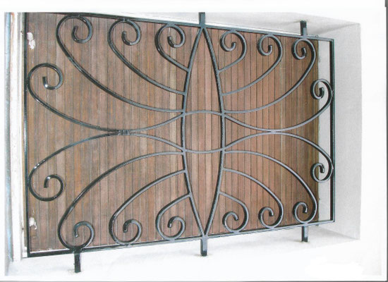 Grille de défense fer forgé sur mesure Hautes-Alpes