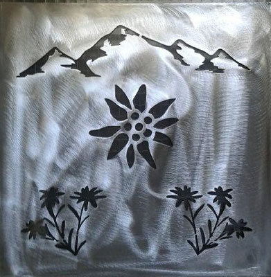 panneau décoratif en métal, panneau décoratif personnalisé Hautes-Alpes, métallerie ferronnerie