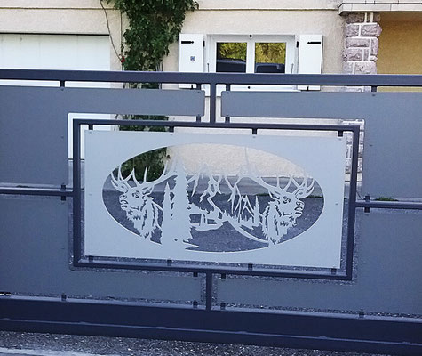 Déco portail, métallerie Hautes-Alpes, portail original