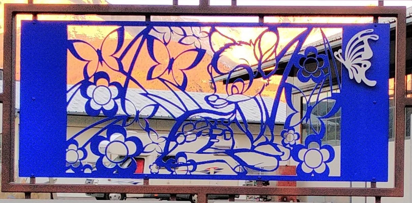 Enseigne métal, déco extérieur métal, artisan métallier design Hautes-Alpes