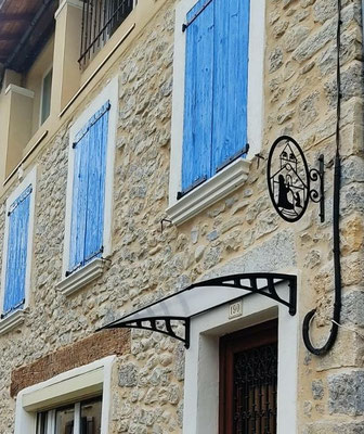 Enseigne décorative en métal, artisan créateur Hautes-Alpes
