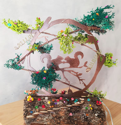 objet déco poétique, création artisanale déco nature,