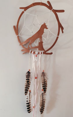 DIY attrape rêve, déco amérindienne, bricolage et loisir créatif, idée attrape rêve, accessoire déco en métal 