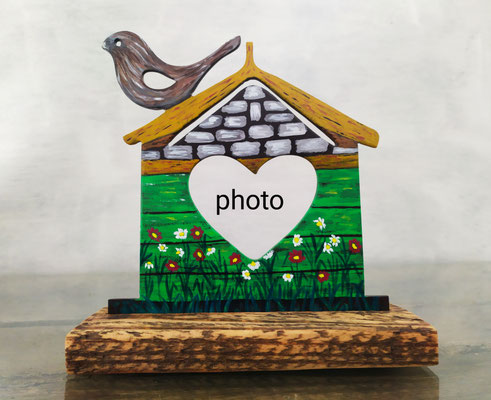 Porte photo déco campagne, artisan créateur français