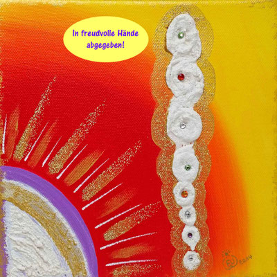 Abgegeben - Handgemaltes Acrylbild ♥ www.elke-ulrike-weigel.de
