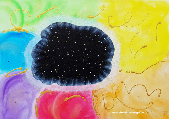 L2 in 70 x 50 cm -Handgemaltes Acrylbild ♥ www.elke-ulrike-weigel.de