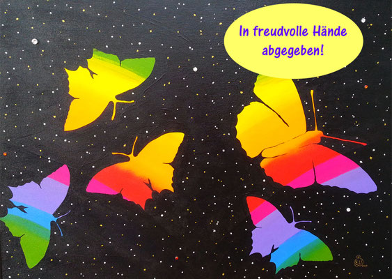 Abgegeben - Handgemaltes Acrylbild ♥ www.elke-ulrike-weigel.de