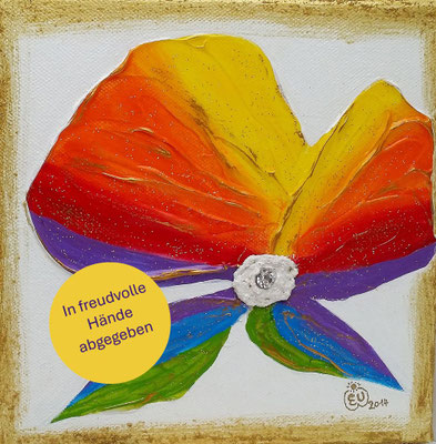 Abgegeben - Handgemaltes Acrylbild ♥ www.elke-ulrike-weigel.de