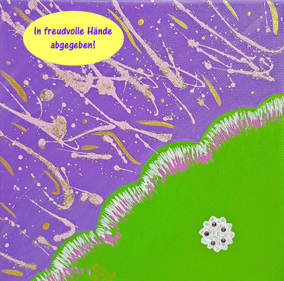 Abgegeben - Handgemaltes Acrylbild ♥ www.elke-ulrike-weigel.de