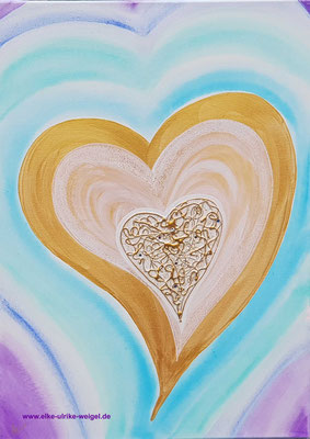 L6 in 70 x 50 cm - Handgemaltes Acrylbild ♥ www.elke-ulrike-weigel.de
