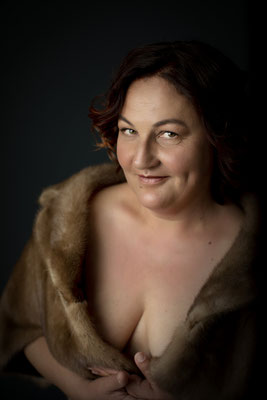 Editorial portrait artwork designed to reflect confidence and strength