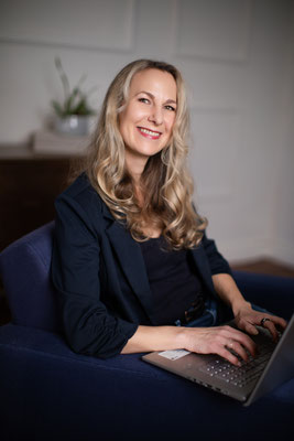 Professional image of a woman expressing confidence and focus