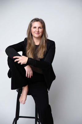 Editorial-style business portrait of a female professional