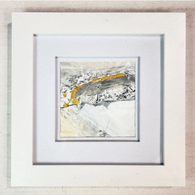 SOLD- 8"x8"/ Colorful Mini Abstract #18