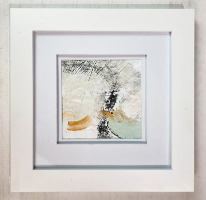 SOLD- 8"x8"/ Colorful Mini Abstract #15