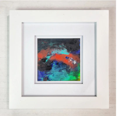 8"x8"/ Colorful Mini Abstract #4 