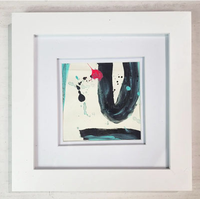 8"x8"/ Colorful Mini Abstract #12
