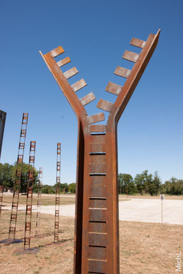Sculpture en acier monumentale