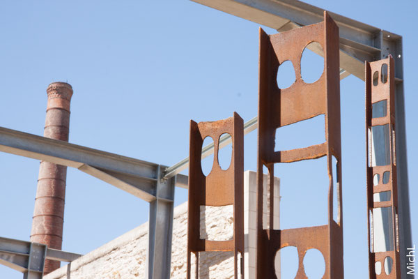 Sculptures en acier