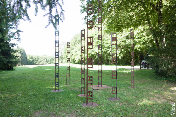 Sculptures en acier