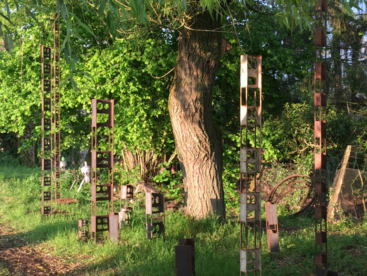 Sculptures en acier