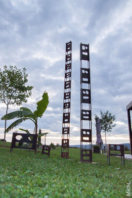 Sculptures en acier