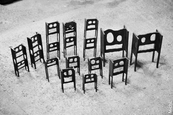 Sculptures en acier
