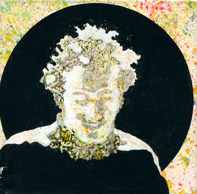 Mane Hellenthal, Dylan, 2012, 20 x 20 cm, 2012, Öl, Acryl auf Leinwand, ABC Westside Galerie