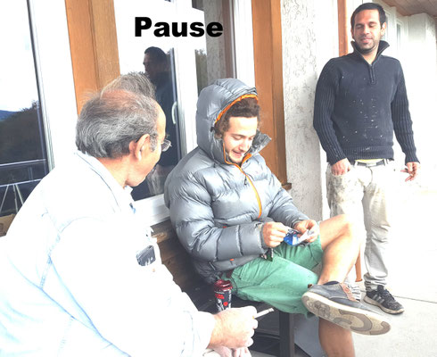 Pause! Alles will gelernt sein.