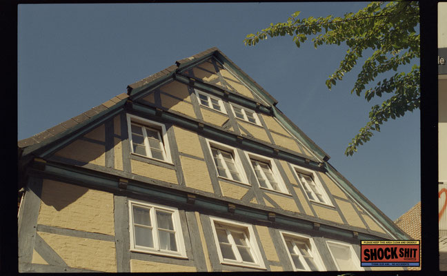Geschossen auf Silbersalzfilm 500T + aufgesetztem 85b Filter. Belichtet wurde auf ISO 500. 3 Blenden unterbelichtet.