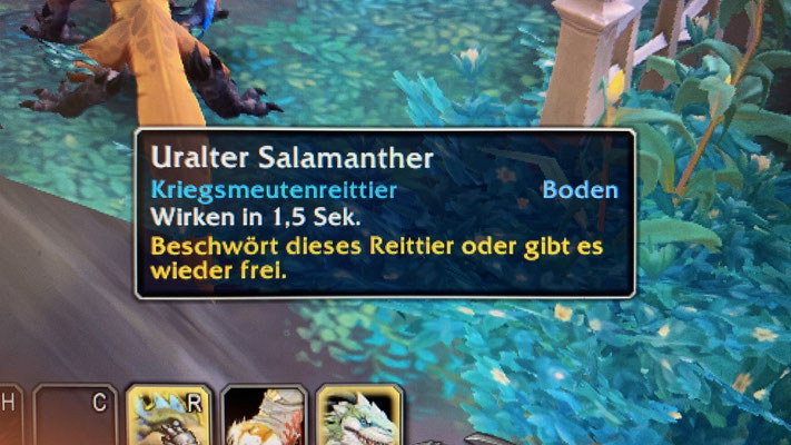 Uralter Salamanther (Reittier)