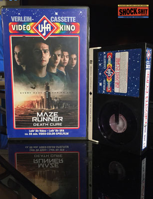 Maze Runner III mit Dylan O'Brien und Thomas Brodie-Sangster auf Betamax Video.