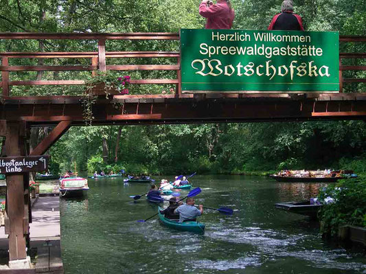 Kanu Tour zur Wotschofska von Burg/ Spreewald