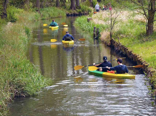 Kanu Tour im Spreewald Burg