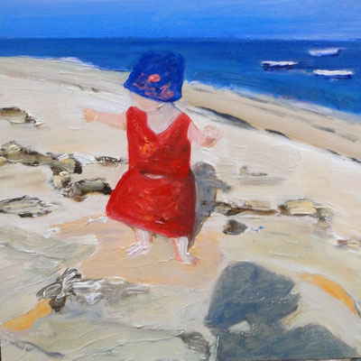 Huile sur contreplaqué, 20x20cm, 2016, collectionné