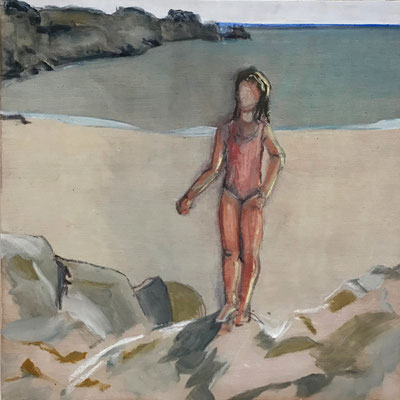 Huile sur contreplaqué, 20x20cm, 2019, collectionné