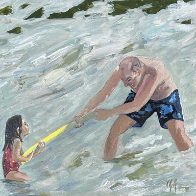 Huile sur bois, 20x20cm, 2016-2025