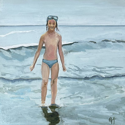 Huile sur contreplaqué, 20x20cm, 2019-24