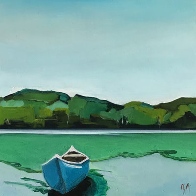 Huile sur contreplaqué, 20x20cm, 2019-2023, collectionné
