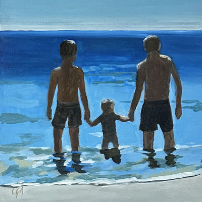 Huile sur contreplaqué, 20x20cm, 2019-25