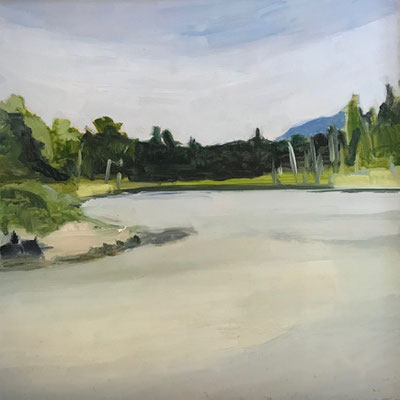 Huile sur contreplaqué, 20x20cm, 2019, collectionné