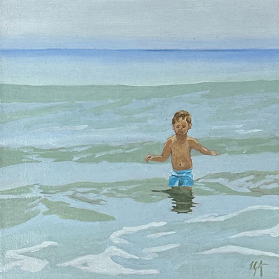 Huile sur contreplaqué, 20x20cm, 2019-24