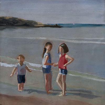 Huile sur contreplaqué, 20x20cm, 2019, collectionné