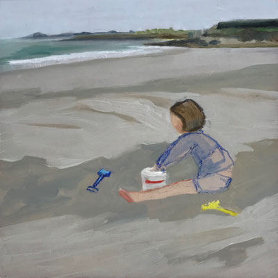 Huile sur contreplaqué, 20x20cm, 2019, collectionné