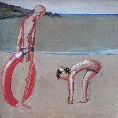 Huile sur contreplaqué, 20x20cm, 2019