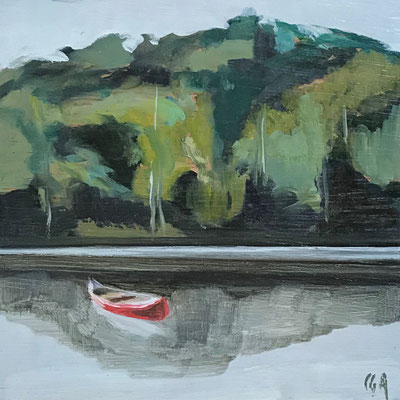 Huile sur contreplaqué, 15x15cm, 2019
