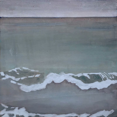 Huile sur contreplaqué, 20x20cm, 2019, collectionné